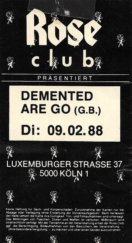 Demented Are Go 1988