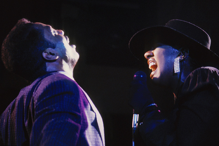 Klick zum Vergrößern Chuck Stanley & Alyson Williams, Wartburg, Wiesbaden, 1987