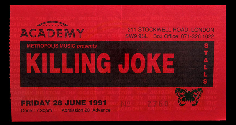 Klick zum Vergrößern Killing Joke 1991