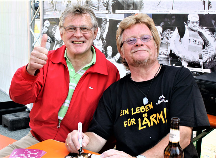 Rainer Bach und Peter Osterwold, 1.05.2011, copyright Hartmut Hennig
